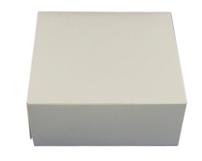 8 x 8 x 3" White folding cake box (250)