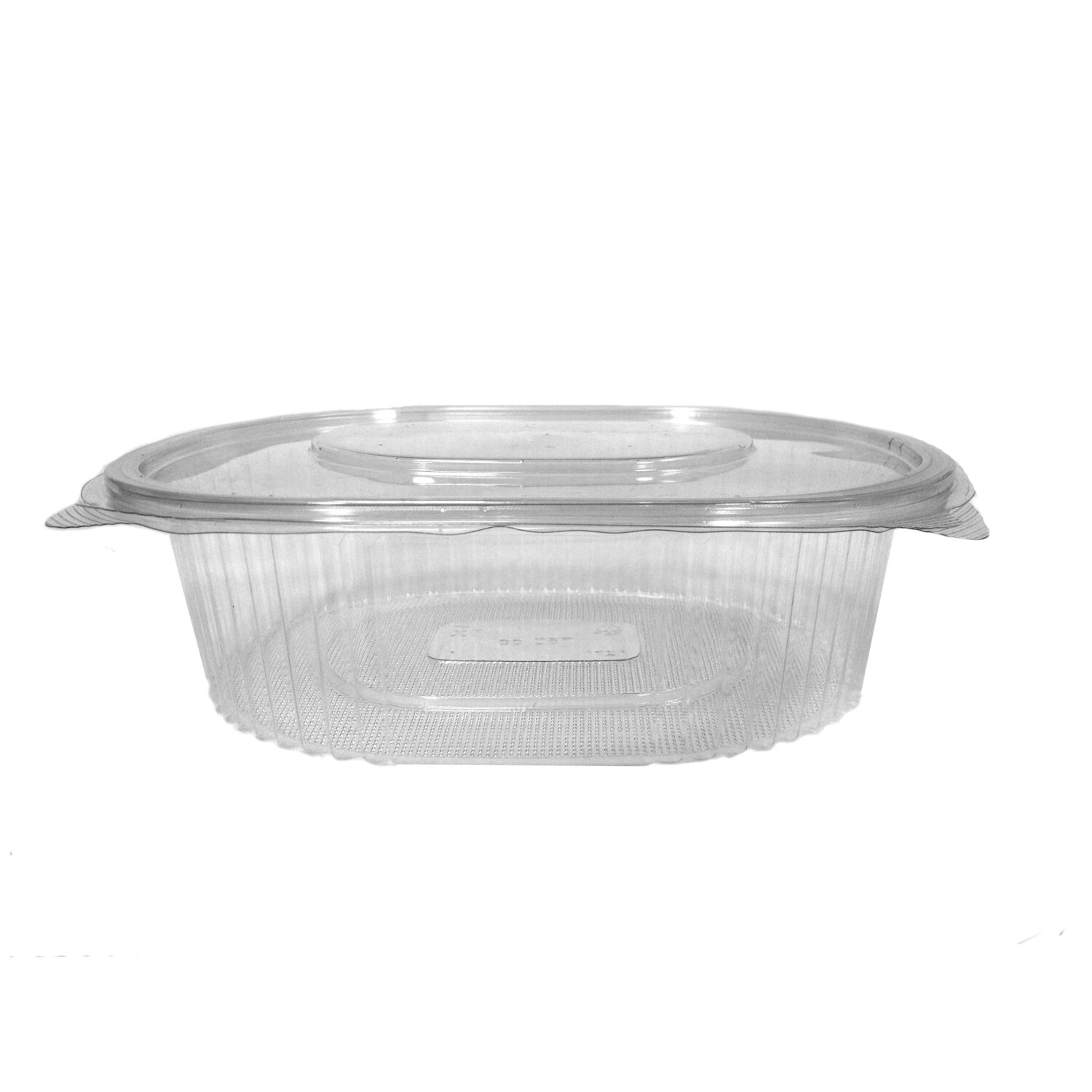 750cc Oval hinged salad container (8x50)