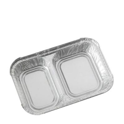 2 Compartment foil tray (800)