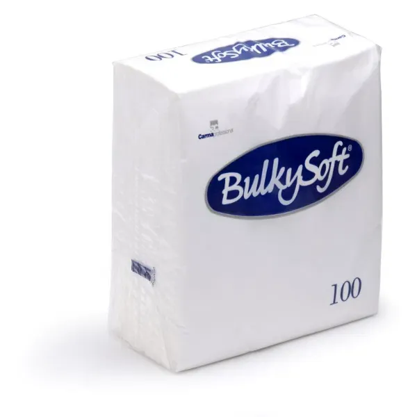 33cm 2ply BulkySoft White 4fold Napkin (20x100)