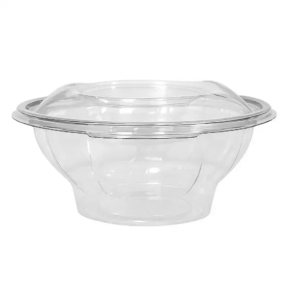750cc rPET Round hinged salad container (4x50)