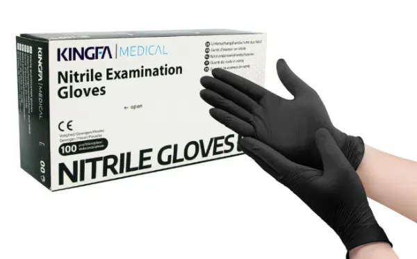 Kinga PF black nitrile large (10x100)