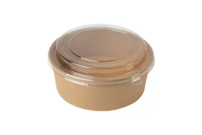 1300ml Kraft Bowls PE (KB2) (6x50) - GO