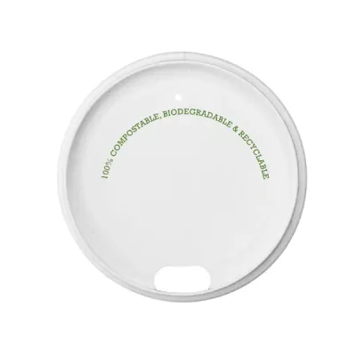 90mm Greenspirit Aqueous Paper Hot Cup Lids (12/16oz) (20x50)