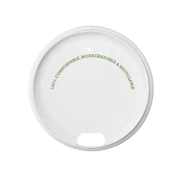 90mm Greenspirit Aqueous Paper Hot Cup Lids (12/16oz) (20x50)