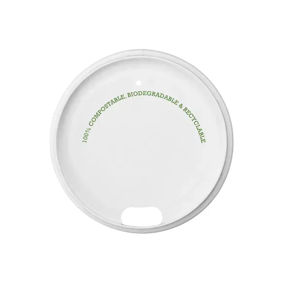 80mm Greenspirit Aqueous Paper Hot Cup Lids (8oz) (20x50)