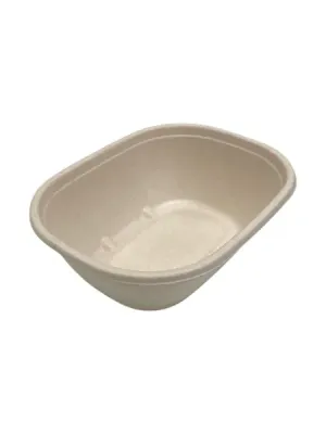 770cc Compostable Oval Tall Pulp Bowl (6 x 50's)