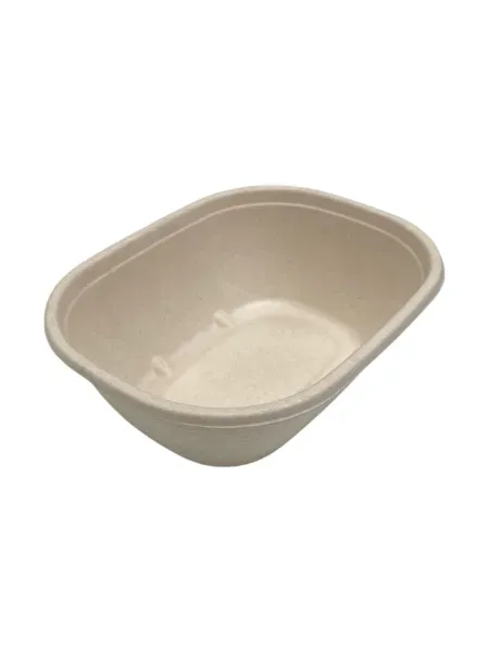 770cc Compostable Oval Tall Pulp Bowl (6 x 50's) 770cc Compostable Oval Tall Pulp Bowl (6 x 50's)
