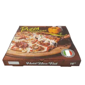 16" Freshly Baked Corrugated Pizza Box (50)