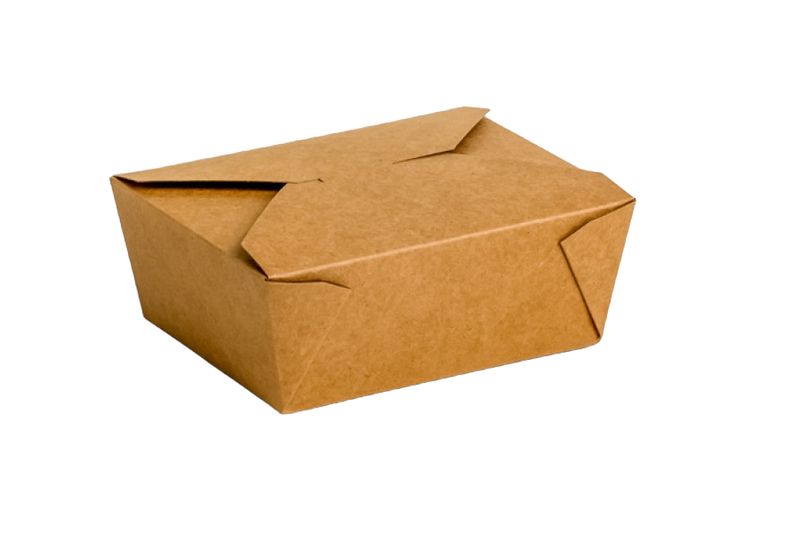 No.8 Kraft Biobox Containers (45oz) (6x50's)