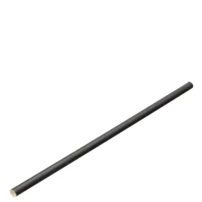 6x197mm, 3ply, Greenspirit Paper Straws Black (50x100)