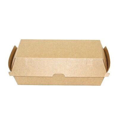 #10 Corrugated Clamshell (Large) - 205x107x46mm (4x50)