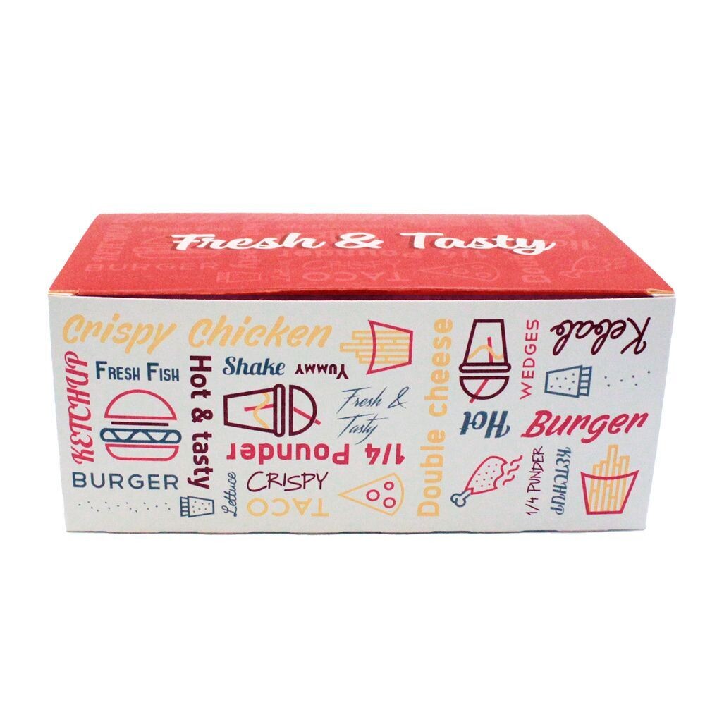 Medium Fresh & Tasty Snack Box (168x94x65mm) (400) Medium Fresh & Tasty Snack Box (168x94x65mm) (400)