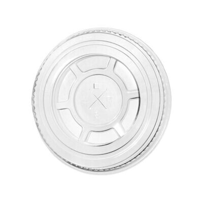 95mm Clear Greenspirit rPET Flat Lid S/Slot (JC2) (16x50) 95mm Clear Greenspirit rPET Flat Lid S/Slot (JC2) (16x50)