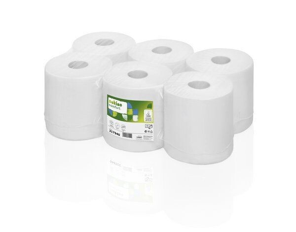 2Ply Satino HiCycle 150m Hand Towel Roll Eco (PT1) (6) 2Ply Satino HiCycle 150m Hand Towel Roll Eco (PT1) (6)