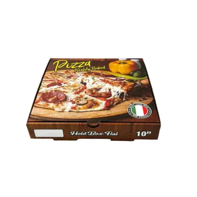 10 10" Freshly Baked corrugated pizza box (100)