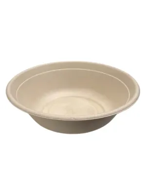 1000cc (32oz) Compostable Unbleached Pulp Bowl (4 x 75's) 1000cc (32oz) Compostable Unbleached Pulp Bowl (4 x 75's)