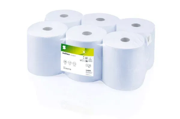 2ply Satino Comfort 180m Blue Hand Roll Eco (PT1) (6) 2ply Satino Comfort 180m Blue Hand Roll Eco (PT1) (6)