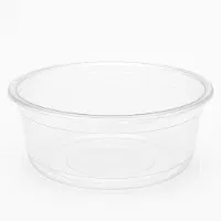 8oz Clear Round RPET Deli Container (DC2)(18x32) 8oz Clear Round RPET Deli Container (DC2)(18x32)