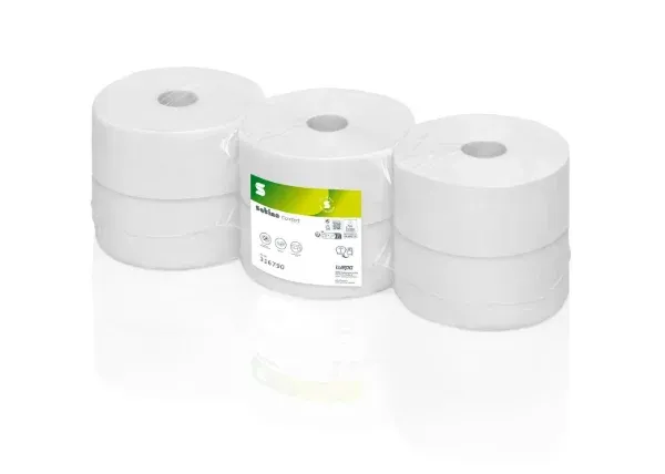 2Ply Satino Comfort 320m Jumbo Toilet Paper Eco (6) (JT2)