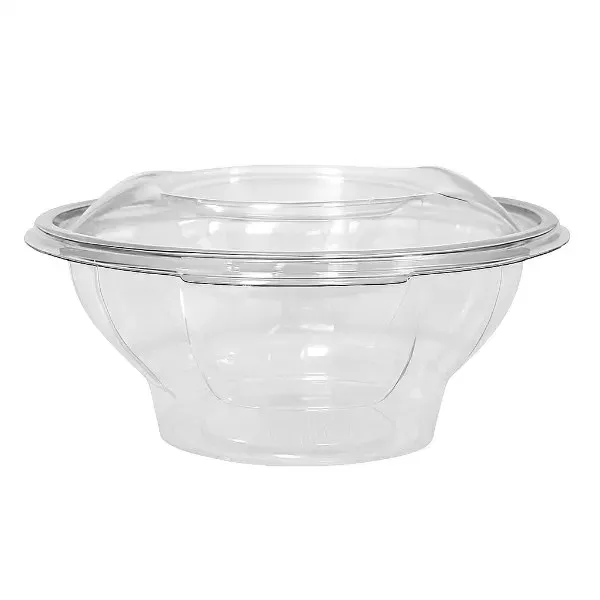500cc rPET Round hinged salad container (8x50) 500cc rPET Round hinged salad container (8x50)