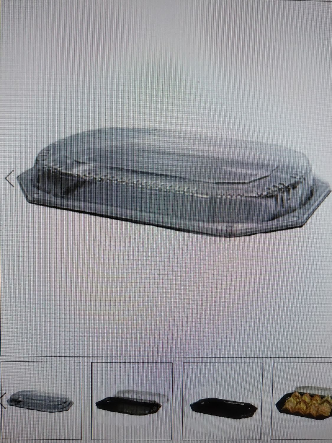 Medium Platters & Lids Combi C&C 430×280mm (2x25)