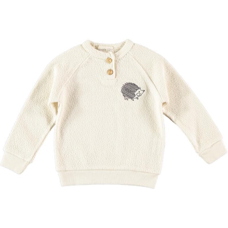 Jackard Sweat Shirt-Hedge