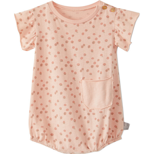 Shortie with small tomatoes print, Color: Pinky/peach, Size: 1m