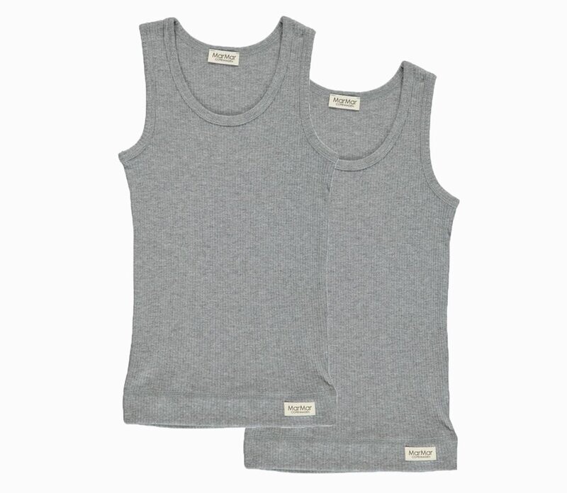 Strap Vest 2-pack, Underwear, Color: Grey, Size: 4-5yr