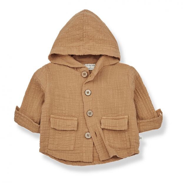 1+ in the family Pol Double Cotton Muslin jacket
