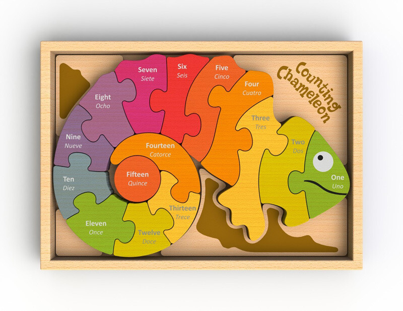 Counting Chameleon Puzzle