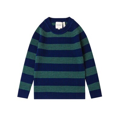 BASIC PULLOVER TODDLER, Color: navy/green, Size: 2-3