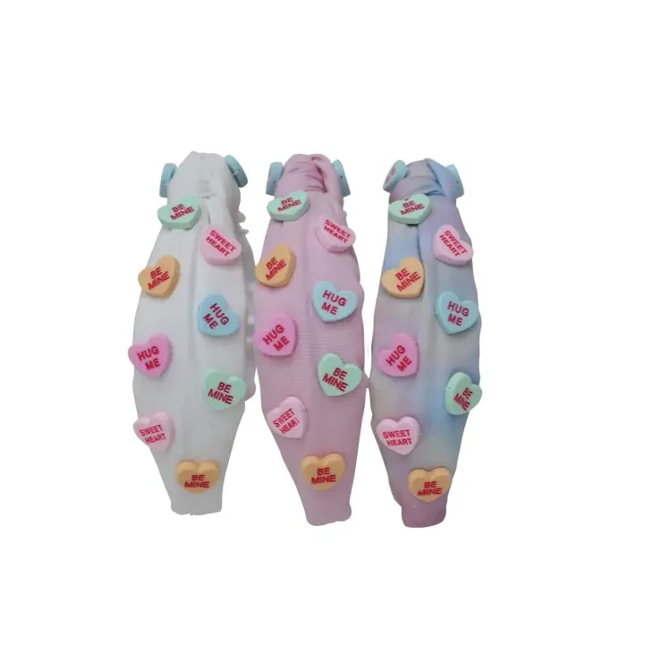 Candy Heart Knot Headband