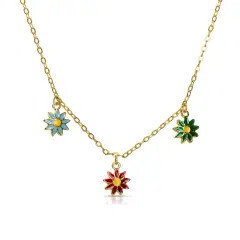 Flowers Dangle Neck