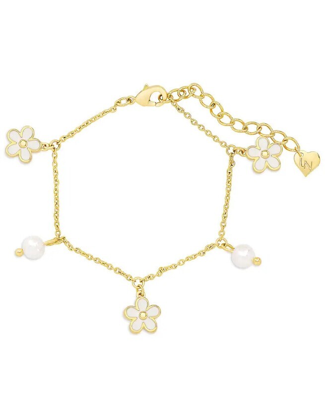 Flower &amp; Freshwater Pearl Brac
