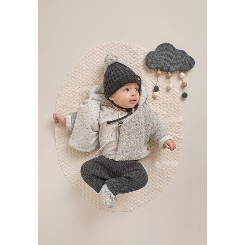KNIT NEWBORN LEGGINS "PLATEA"