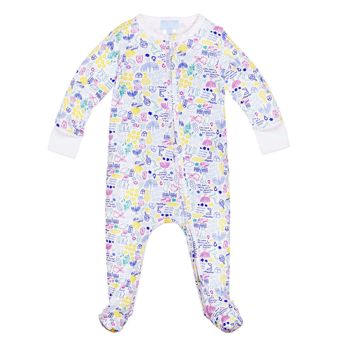 Hannukah Zip Baby Romper