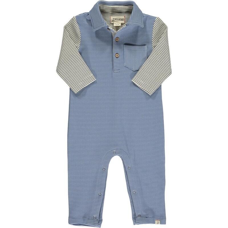 Arlington Cosy Polo, Color: Blue/cream, Size: 0-3m