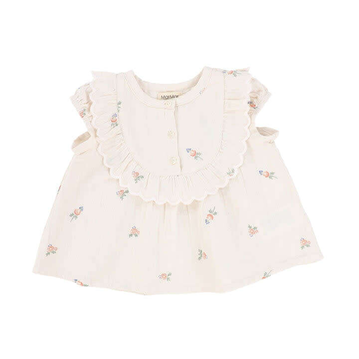 Roma Frills Top Peony
