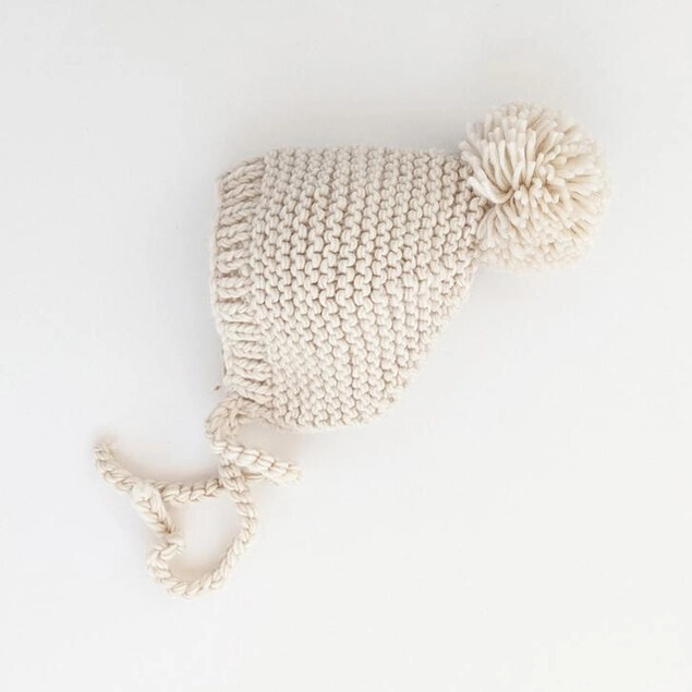 Ivory  Garter Stitch Knit Bonne sz 2-6yr