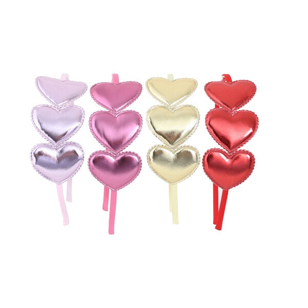 Metallic Heart Headband