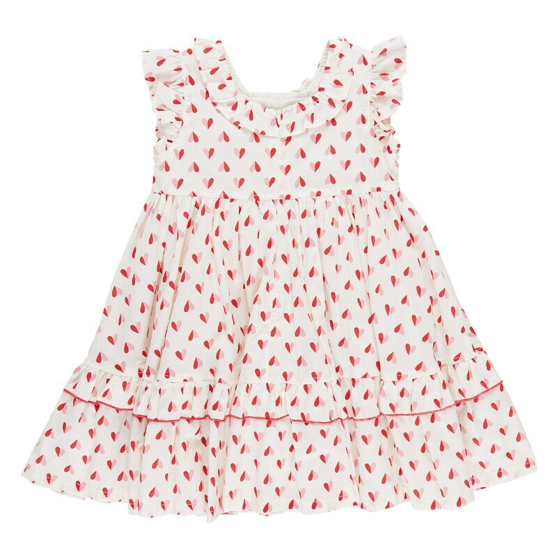 Girls Judith Dress, Color: Paper Hearts, Size: 3