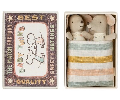 Baby Twins in Matchbox