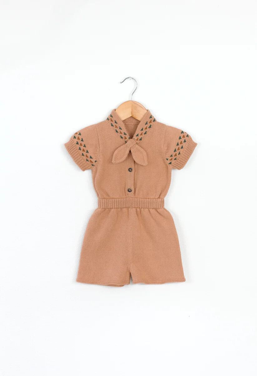 Rodeo Romper, Color: Fawn, Size: 4