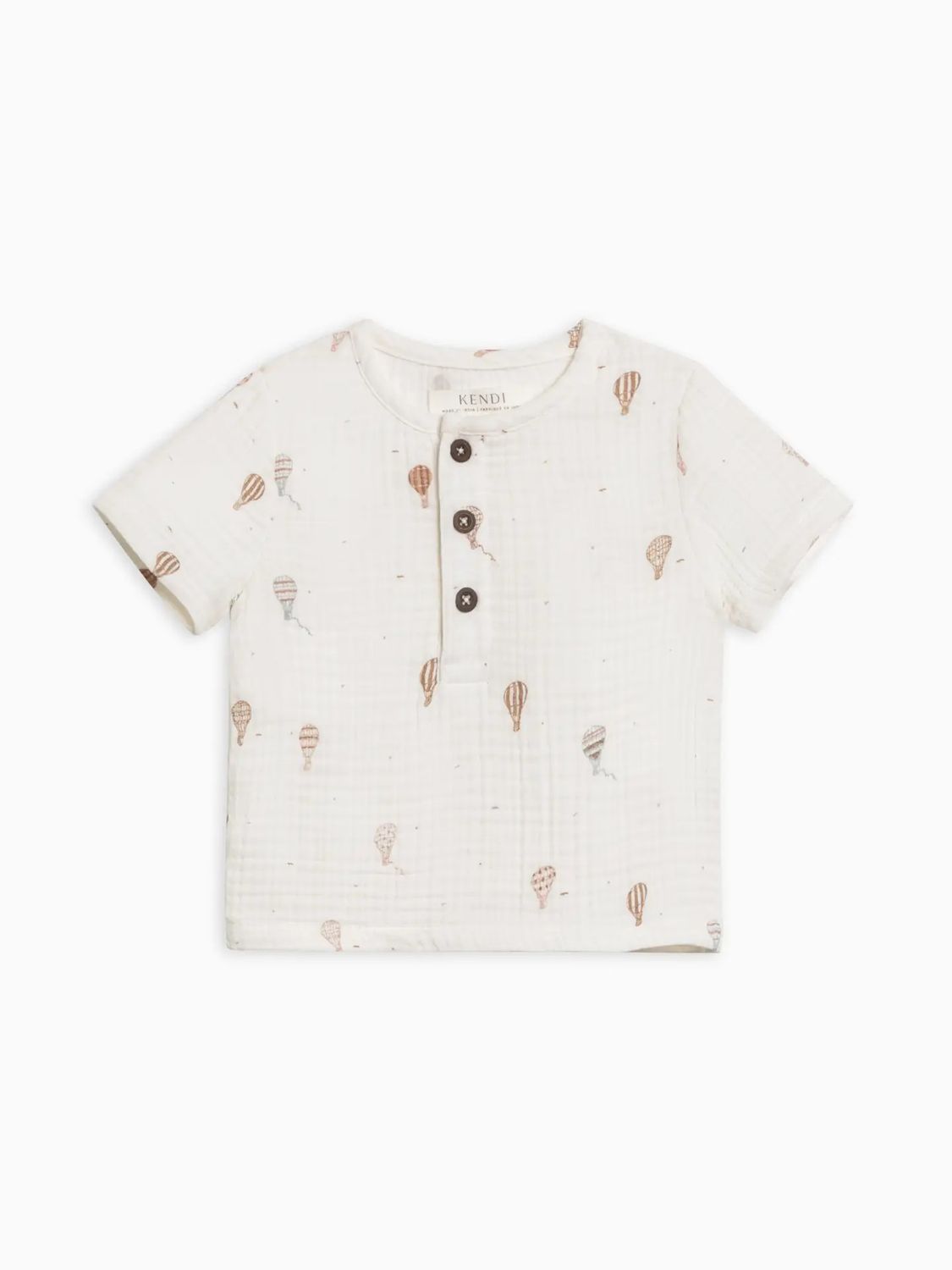  Dean Muslin Henley - Hot Air