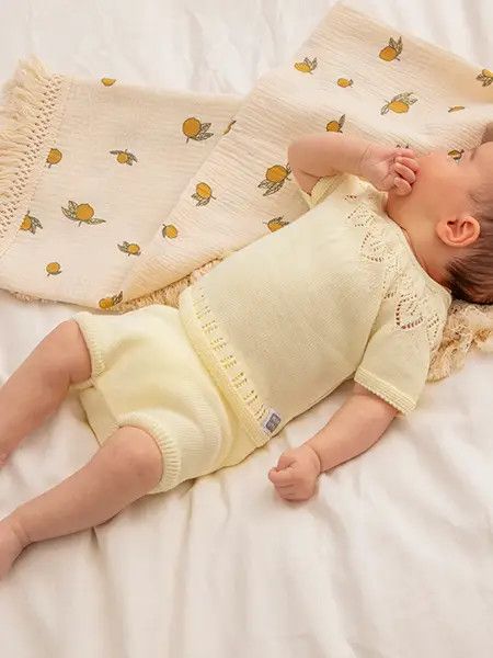Ken Set + 100% Perlé Bonnet 1-3 months