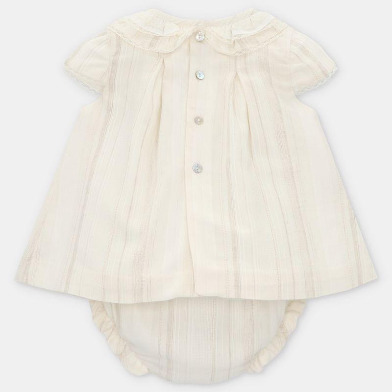 Set Dress &amp; Bloomer Woven Gold-Kate