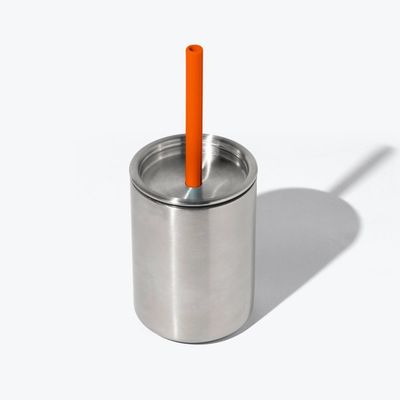 8 oz.  La Petite Stainless Stee Baby Cup, Straw, Lid- COLORS