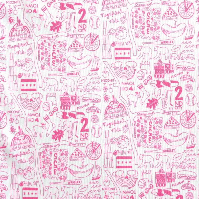 Pink Chicago Blanket
