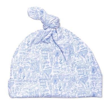 Chicago Knotted Baby Hat